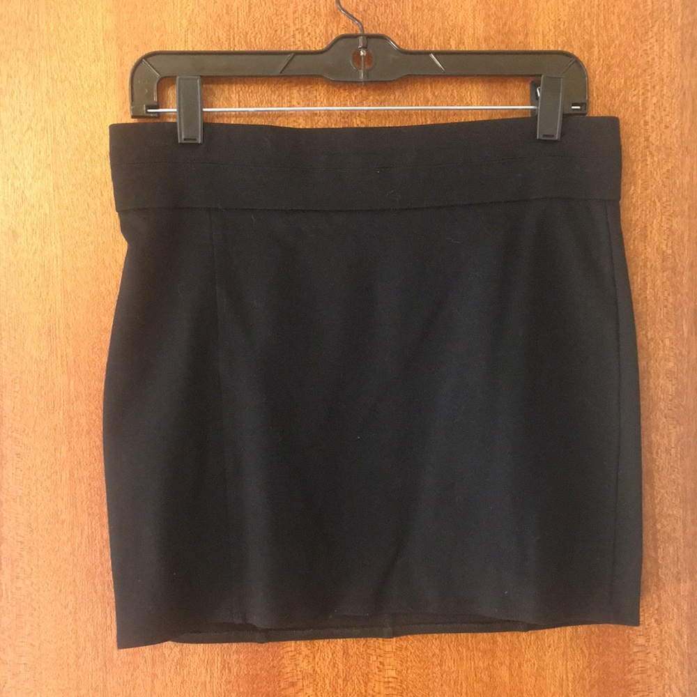 Helmut Lang black mini skirt